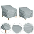 thumbnail image 4 of Housse Imperméable pour Meubles de Jardin et d'Extérieur, Chaises Empilables, Housse de Protection pour Gril, 4 of 5