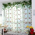 thumbnail image 1 of Agiferg 2015 Pastoral Tulle Window Roman Curtain Embroidered Sheer For Kitchen Living A, 1 of 9
