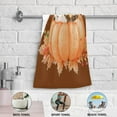 thumbnail image 4 of Dreamtimes Autumn Pumpkin Hedgehog Hand Towels 2 PCS, Ultra Soft and Highly Absorbent, Cute Fall Animal Decorative Fingertip Towel for Home, Bathroom, Kitchen, 28.3"x14.4", 4 of 5