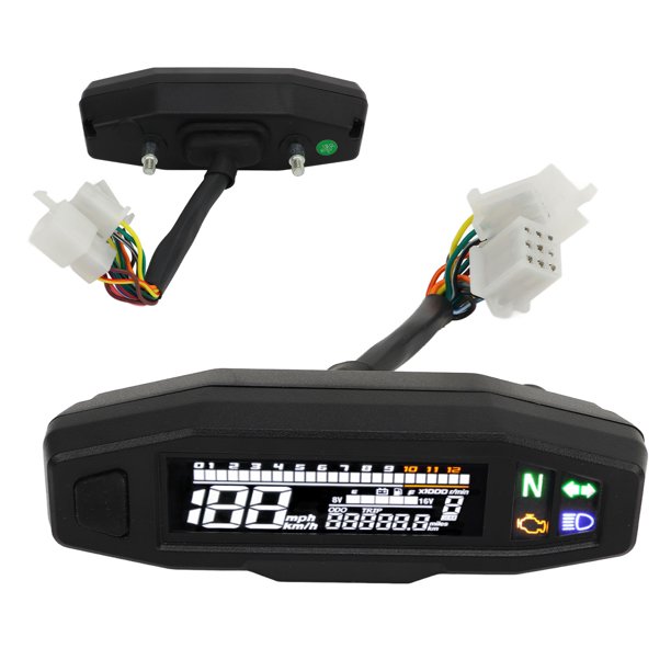 Velocímetro, Indicador De Nivel De Combustible LED 12 V 0 A 199 KM/H Impermeable Para Motocicleta