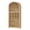 Natural, variant on HOOBRO 70.9" 5-Tier Farmhouse Arched Bookshelf with Storage, Black