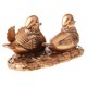 thumbnail image 1 of Estatuas de en estanque de loto, estatuil artesanal, símbolo de , de , decoración para hogar Cobre CUTICAT Estatuas de los patos del mandarín, 1 of 8