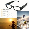 thumbnail image 6 of [64GB HD 1080P Smart Glasses] HD 1080P Smart Glasses Camera with 64GB Memory Card | Digital Video Recorder for Outdoor Sports, Travel & Camping, Black ABS Frame, Rechargeable Battery, Eye Protection, 6 of 10