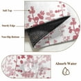 thumbnail image 6 of 8'x10' Area Rugs, Pink Leaves Indoor Outdoor Area Rug for Living Room Bedroom, Summer Botanical Washable Bathroom Rugs Kitchen Floor Carpet Mats Home Decor Aesthetic, 6 of 8