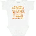 thumbnail image 3 of Inktastic Multiple Sclerosis Awareness Word Cloud Boys or Girls Baby Bodysuit, 3 of 5