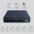 thumbnail image 6 of EGOHOME Ego Black 12 inch Queen Memory Foam Mattress, Cooling Gel Mattress in a Box, Medium Firm, 6 of 9