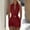 Wine, variant on RYDCOT Rompers for Women V Neck Sleeveless Bodycon Short Pants Jumpsuits with Belt and Pockets White