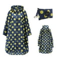 thumbnail image 4 of Unisex Waterproof Rain Jacket Hooded Lightweight Raincoat with Pockets, Windproof Outdoor Travel Hiking Rain Wear, 4 of 8