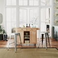 thumbnail image 3 of Homestyles General Line Chariot de Cuisine Roulant en Bois en Brun, 3 of 33