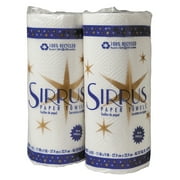 Sirrus Household Roll Towel, White, 70/roll, 30 Rolls/carton