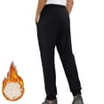 thumbnail image 4 of Simua Men's High-Waist Fleece-Lined Winter Pants - Thermal Comfort with Drawstring Waist and Reversible Cuff, 4 of 8