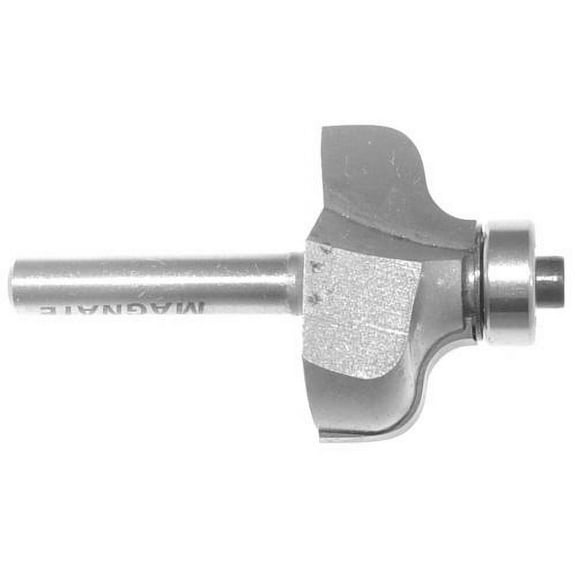 Magnate 3721 Ogee Router Bit - 5/8" Cutting Height, 3/16", 3/16" Radius (Bead, Cove), 1-1/4" Overall Diameter, BR-03 Bearing