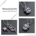 thumbnail image 4 of Hollow Urn Cremation Jewelry for Ashes Pet Paw Print Urn Cremation Jewelry for Dog / Cat / Pet Memorial Jewelry Gifts Memorial Locket Ashes Urn Necklace, 4 of 6