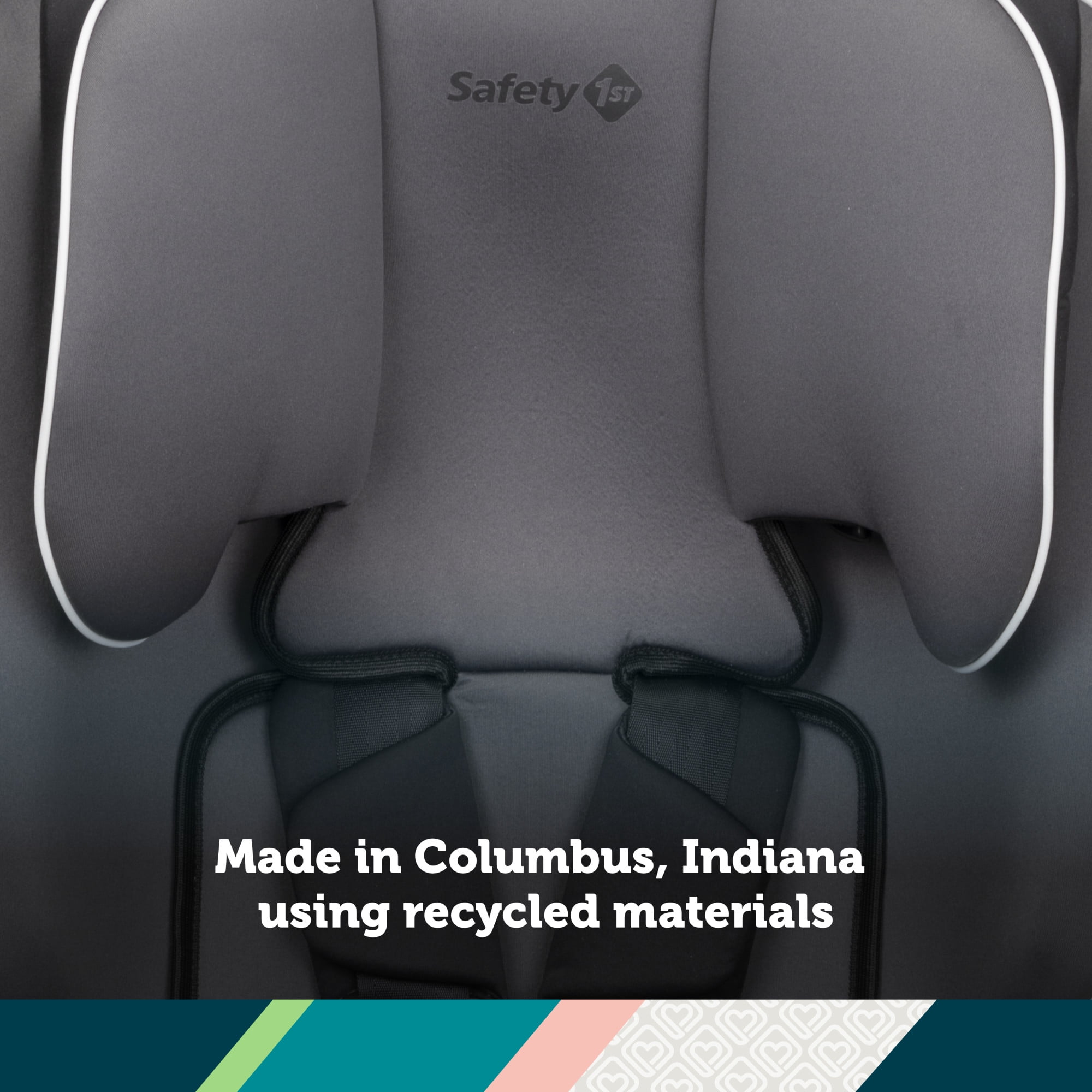 Safety 1st Comfort Ride 3-in-1 Toddler Booster Car Seat, Nightshadow II