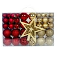 thumbnail image 1 of Fiudx Adornos Navideños, Plástico Irresistibles, Decoración Multicolor para El Árbol, Bolas Grandes, Ideal para Fiestas En Hoteles, Regal Familiaridad, Diseño Festivo., 1 of 2