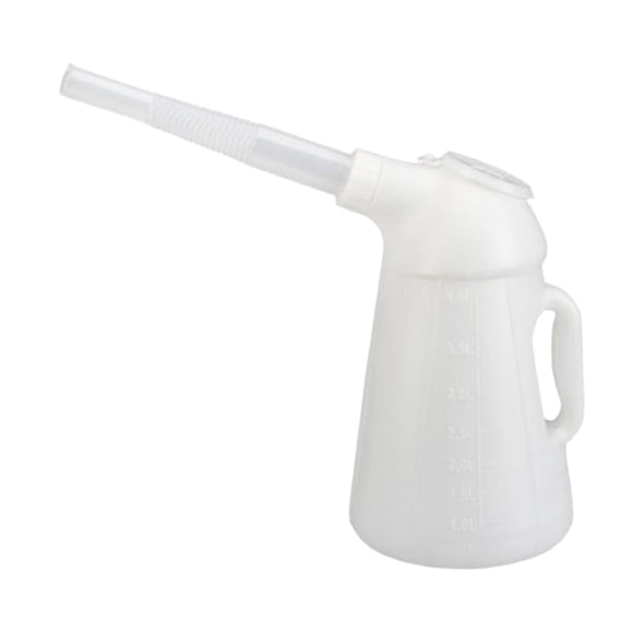 QualitChoice Pichet d'Huile avec Bec Verseur Pichet Doseur d'Huile Étanche Distributeur d'Huile de Moteur Pichet 4 L