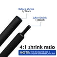 thumbnail image 3 of 4:1 Heat Shrink Tubing Dual Wall Adhesive Waterproof Cable Wire Insulation Wires Wrap, 3 of 7