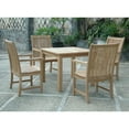 thumbnail image 2 of Teak Bahama Chicago 5-Pieces Bistro Set, 2 of 8