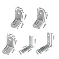 thumbnail image 6 of Naturegr 10Pcs Corner Bracket Rustproof L-shaped Stainless Steel Shelf Stand Corner Brace for Furniture, 6 of 8
