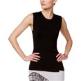 thumbnail image 1 of Anne Klein Womens Asymmetrical Pullover Sweater, Black, Small, 1 of 1