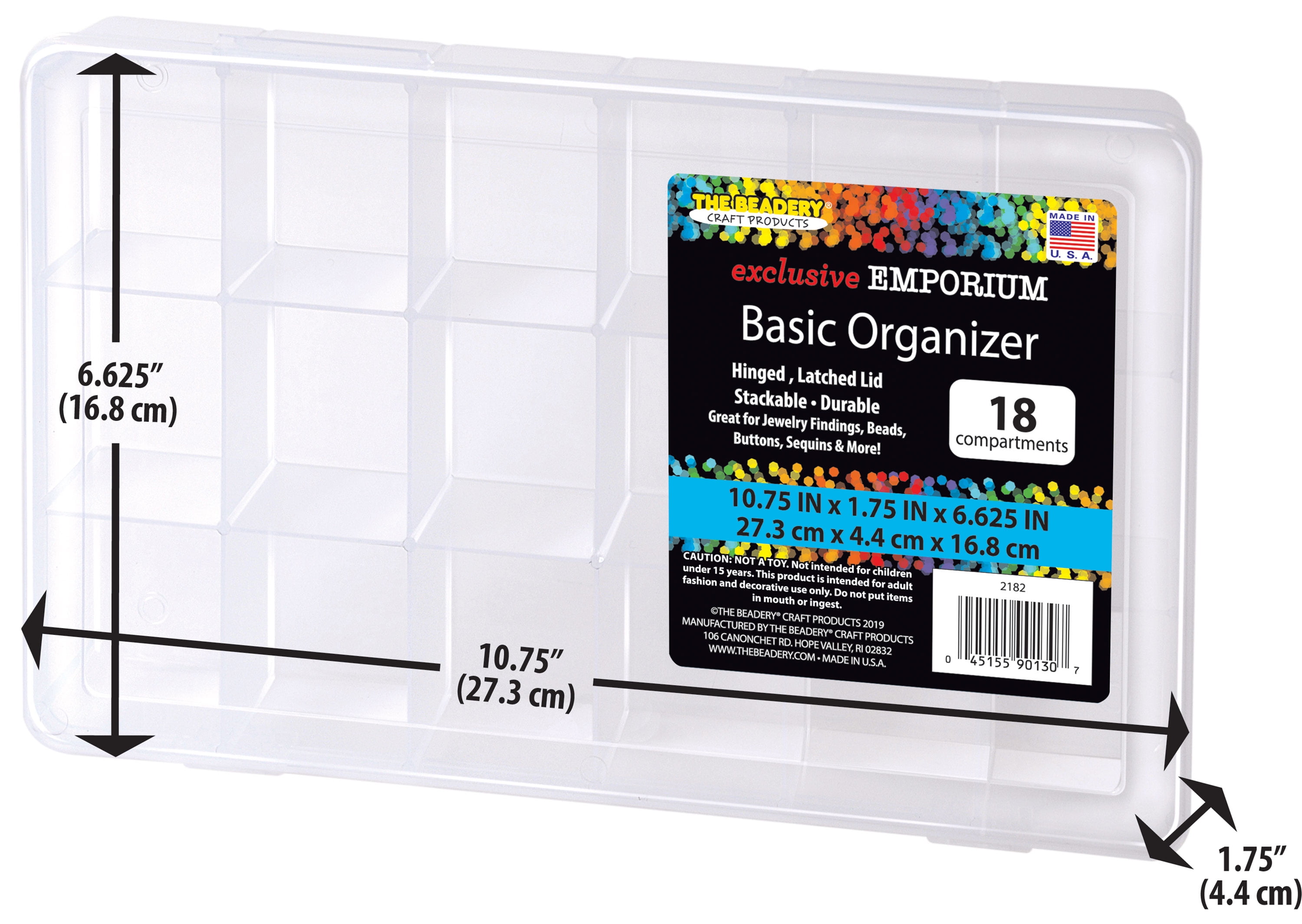  Citylife 20 Packs Plastic Bead Organizers 0.18 QT Clear Storage  Containers with Lids for Craft Storage Small Storage Box, 3.7 x 2.8 x 1.8  Inches : Arts, Crafts & Sewing