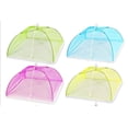 thumbnail image 1 of 4pcs Pop-up Food Mesh Screen Cover Anti-insect Flying Bug Proof Folding Food Mesh Umbrella, 1 of 8