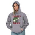 thumbnail image 3 of Fisherman Life Thrills and Gills Hoodie Sweatshirt Women Men Brisco Brands S, 3 of 6