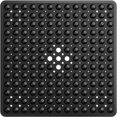 thumbnail image 1 of Alfombrilla de Ducha Antideslizante Alfombrilla de baño con Ventosa, Ducha con Orificios de Drenaje, 53 × 53 cm, Negro Transparente, 1 of 5