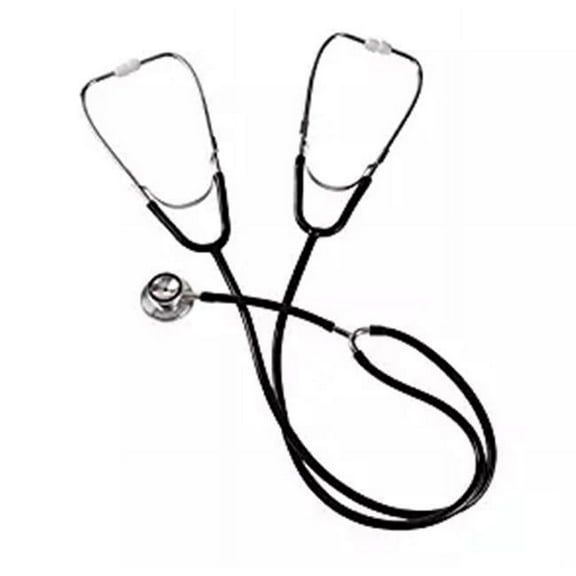 Tech Med 1204 22 in. Teaching Dual Head Stethoscope, Black