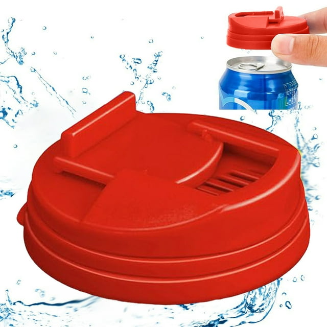 Couvercles d'Étanchéité pour Canettes de Boisson de Format Standard - Bouchons Anti-Déversement Réutilisables - Améliorés pour le Cola et Autres Boissons en Conserve
