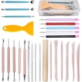 thumbnail image 1 of Polymer Clay Tools,25pcs Pottery Sculpting Tools Set With Plastic Case For Ceramic Modeling Carving Kids Beginners, 1 of 5