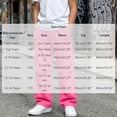 thumbnail image 4 of Falkdiz Warm Sweatpants for Girls Winter Straight Leg Pockets Loose Pantalones Outdoor Trendy Relaxed fit Elastic Waist Girls Pants Open Bottom , Hot Pink , Size: 12-13 Years, 4 of 8