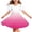 Hot Pink, variant on Ashirexll Girls Summer Dress Children Short Sleeve Round Neck Classic Back Solid Color Casual A-Line Dress for Preteen Kids