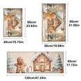 thumbnail image 3 of YIMEIS Christmas decoration Kitchen rugs Washable flannel Printed Area Rug and Mats DoorMats, bath mat,Christmas gingerbread man 15.7'' x 23.6''+19.7'' x 31.5''+17.7'' x 47.2'', 3 of 6