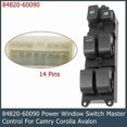 thumbnail image 5 of Power Master Switch Front Lh Driver Side For 84820-60090 8482060090 84820 60090, 5 of 5