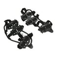 thumbnail image 4 of Crampons d'Escalade, Haute Densité Durable Excellente Traction Neige Glace Crampons en Acier Inoxydable 1 Paire avec Sac de Rangement pour Randonnée pour Extérieur Noir, Argent, 4 of 7