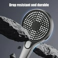 thumbnail image 6 of High-Pressure Handheld Showerhead 10.5", 3 Mode Abs Plastic Bathroom Spray Head for Low Water Pressure, Easy Installation for Flow Control​​ (Gray), 6 of 6