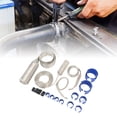 thumbnail image 4 of Universal Stainless Steel Radiator Hose Cover Kit Extreme Heat Resistant for Vehicles, 4 of 7