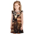 thumbnail image 1 of Vsdgher Drapeau Américain Vintage pour Filles Chemises de Nuit Manches Courtes à Volants Robe de Nuit Pyjama pour Fête-TTG, 1 of 6