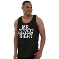 thumbnail image 5 of Mister Swipe Right Funny Date Night Tank Top Sleeveless Tee Men Brisco Brands S, 5 of 5