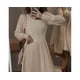 thumbnail image 3 of Dnzceghtig Vestido de Punto Vestido de suéter Retro Informal de Manga Larga para Mujer $ Vestido de Estilo Maduro Ligero para Mujer de Moda de otoño e Invierno - L, 3 of 3