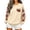 Khaki, variant on Women Halloween Floral Graphic Sweatshirt JIANLAI Crew Neck Long Sleeve Moon Rose Leaf Print Pullover Casual Autumn Fall Holiday Tops