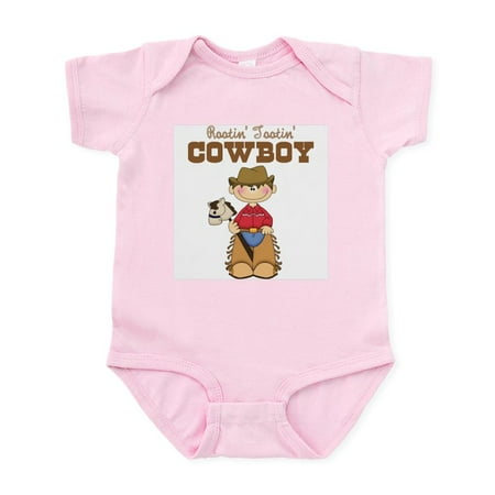 

CafePress - Rootin Tootin Little Cowboy Infant Bodysuit - Baby Light Bodysuit Size Newborn - 24 Months