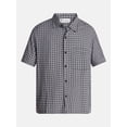 thumbnail image 5 of No Boundaries Plaid Shirt with Short Sleeves, Men's XS-5XB, 5 of 5