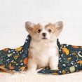 thumbnail image 4 of Naloa Pumpkin Dog Blanket, 3 Sizes Cat Blanket for Indoor Cats Large Medium Small Dog Gifts-Medium, 4 of 8
