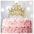 thumbnail image 2 of amscanDisney Princess Glitter Gold Cake Decorating Pick, 5 x 6, One Size 102357, 2 of 2