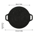 thumbnail image 2 of Versatile Nonstick Grill and Bake Pan Portable Double Handle Griddle for Indoor Outdoor Cooking, 2 of 3