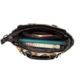 thumbnail image 5 of Lsque Cute Squirrel with Green Leaves Pattern Leather Rivet Shoulder Bag – Elegant Genuine Leather & Microfiber PU Crossbody with Detachable Adjustable Strap, 5 of 5