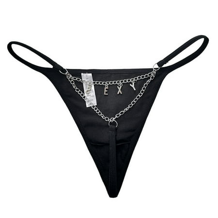 

ZMHEGW Womens Underwear Seamless Thongs For Lady Low Waist Thong Tangas Solid Color Women s Panties