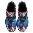 thumbnail image 2 of Happy 4th Of July Yorkie Yorkshire Terrier Patriotic Dog American flag Shoes Sneakers Black Size 8.5, 2 of 7